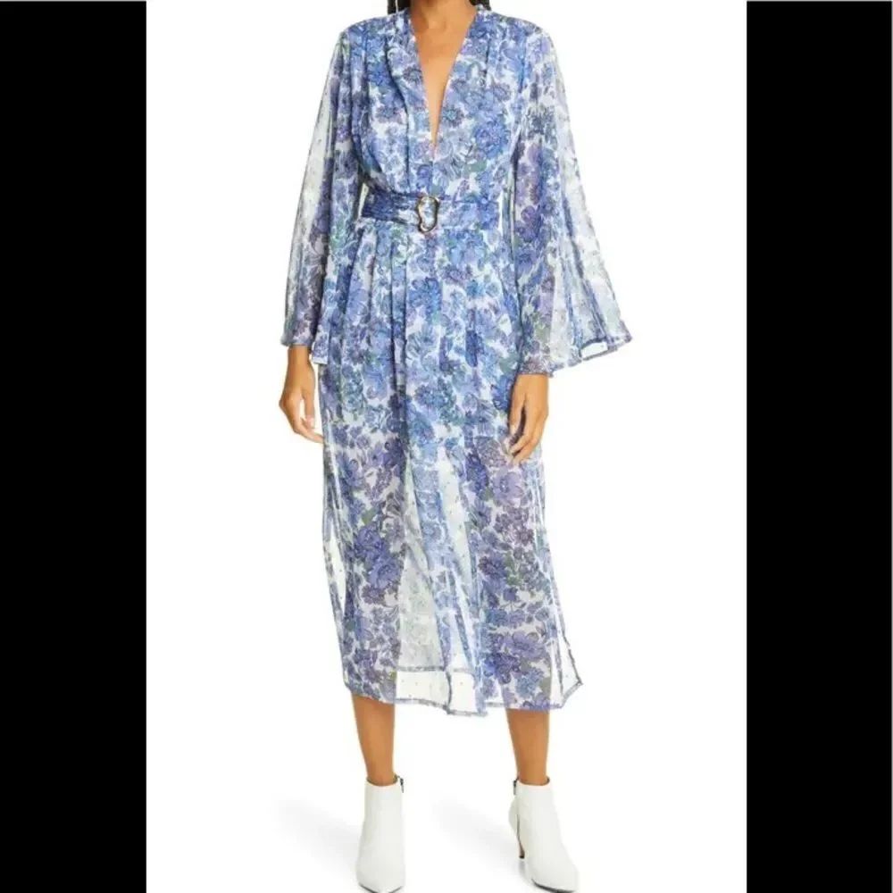 Sabina Musayev Carina Dress White floral Size small - Picture 6 of 8